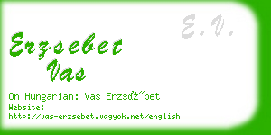 erzsebet vas business card